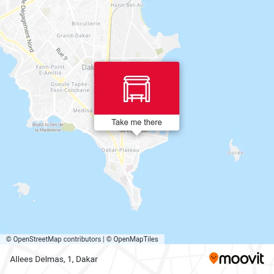 Allees Delmas, 1 map