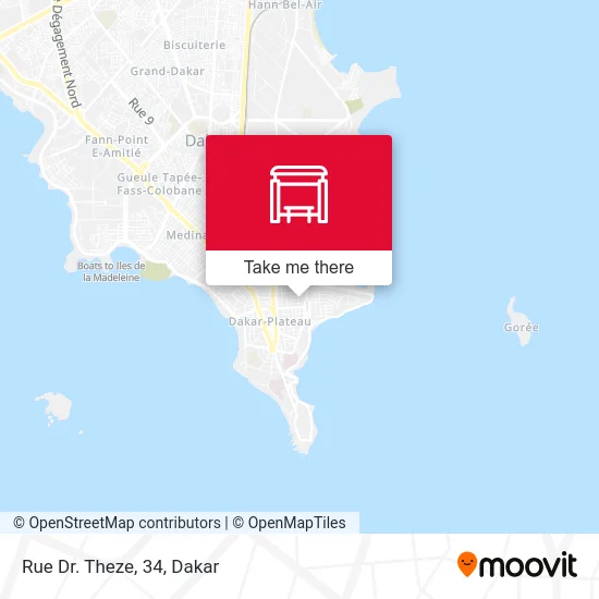 Rue Dr. Theze, 34 map