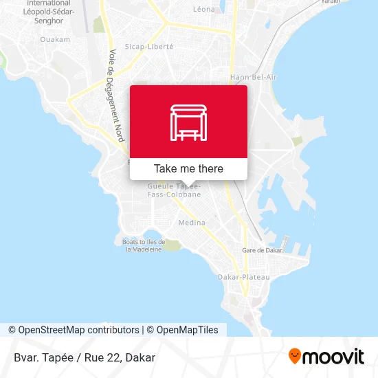 Bvar. Tapée / Rue 22 map