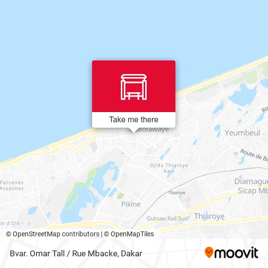Bvar. Omar Tall / Rue Mbacke map