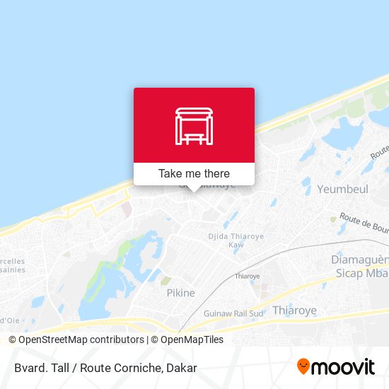 Bvard. Tall / Route Corniche map