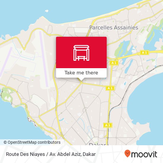 Route Des Niayes / Av. Abdel Aziz map