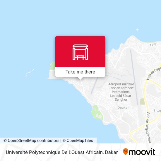 Université Polytechnique De L'Ouest Africain map