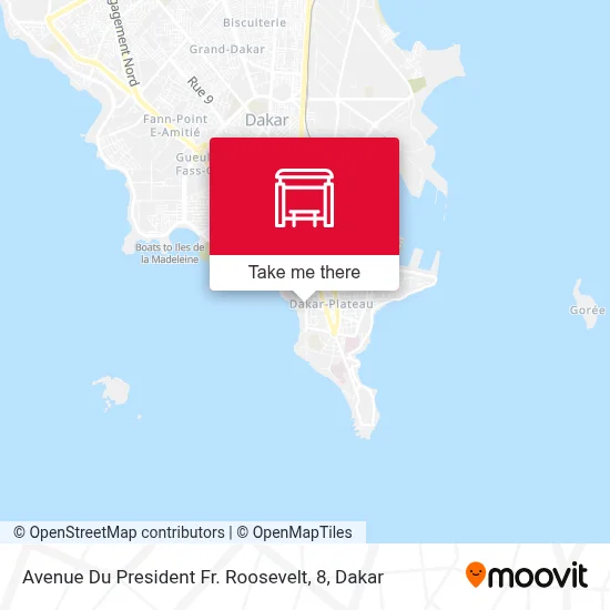 Avenue Du President Fr. Roosevelt, 8 map