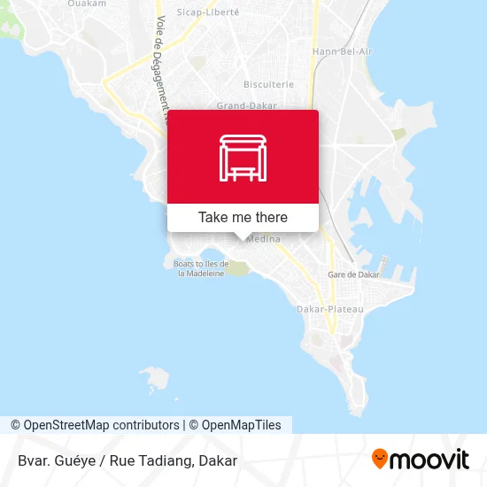 Bvar. Guéye / Rue Tadiang map