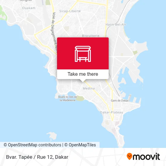 Bvar. Tapée / Rue 12 map