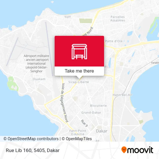 Rue Lib 160, 5405 map