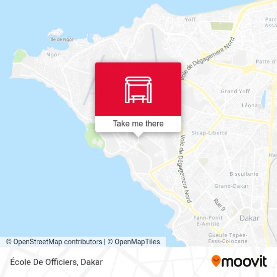 École De Officiers map