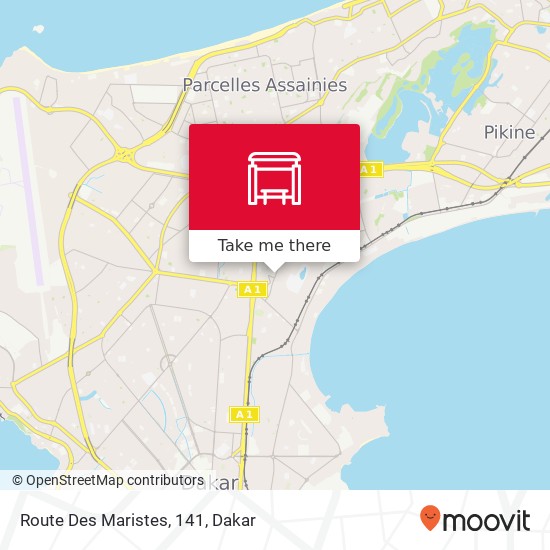Route Des Maristes, 141 map