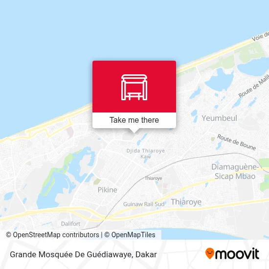 Grande Mosquée De Guédiawaye map