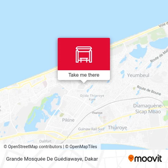 Grande Mosquée De Guédiawaye map