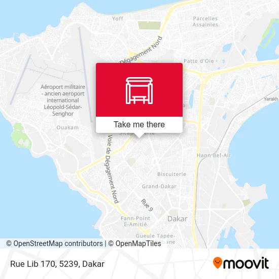 Rue Lib 170, 5239 map