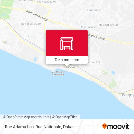 Rue Adama Lo / Rue Nationale map
