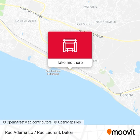 Rue Adama Lo / Rue Laurent map