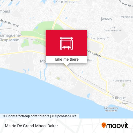 Mairie De Grand Mbao map