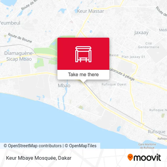 Keur Mbaye Mosquée map