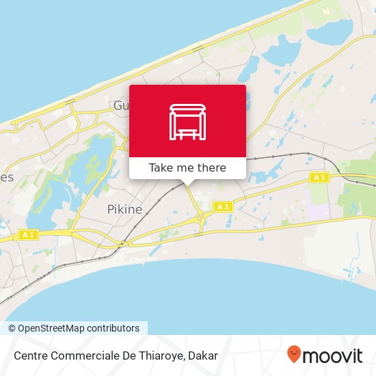 Centre Commerciale De Thiaroye map