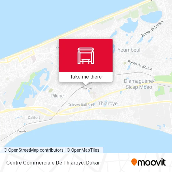 Centre Commerciale De Thiaroye map