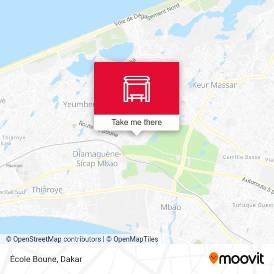 École Boune map