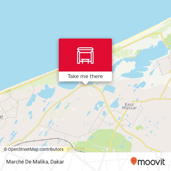 Marché De Malika map