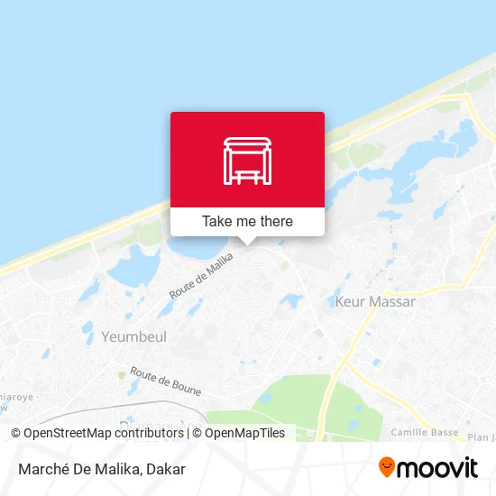 Marché De Malika map