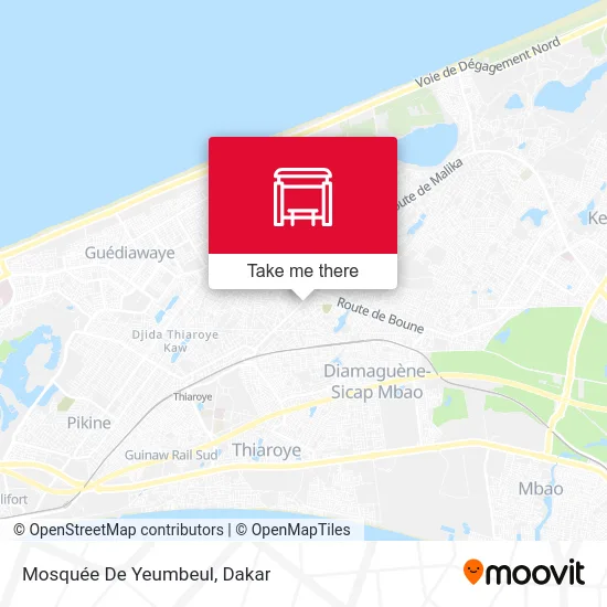 Mosquée De Yeumbeul map