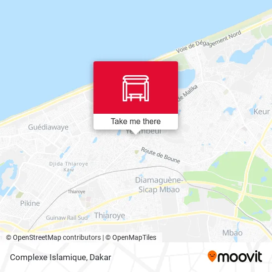 Complexe Islamique map