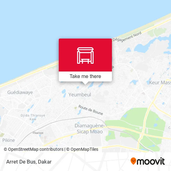 Arret De Bus map