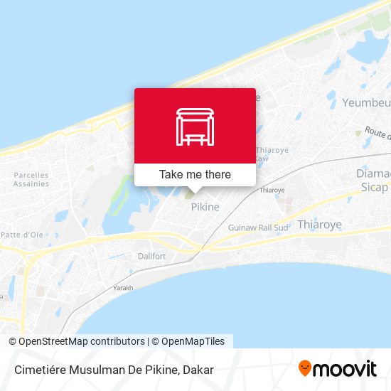 Cimetiére Musulman De Pikine map