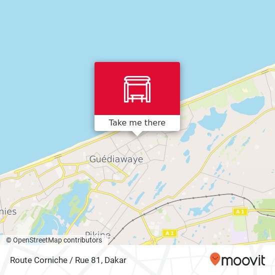 Route Corniche / Rue 81 map