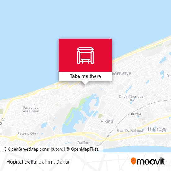 Hopital Dallal Jamm map