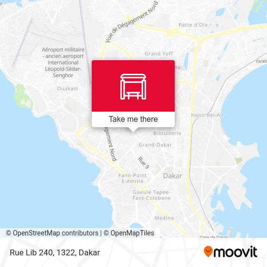 Rue Lib 240, 1322 map