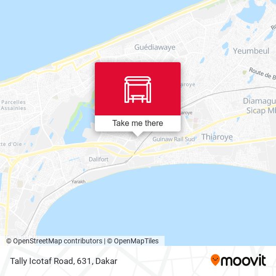 Tally Icotaf Road, 631 map