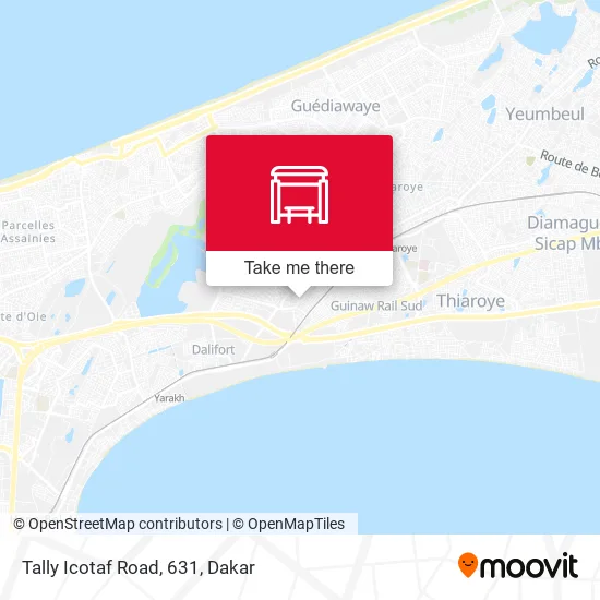 Tally Icotaf Road, 631 map