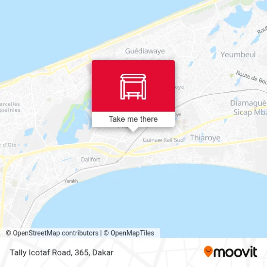 Tally Icotaf Road, 365 map