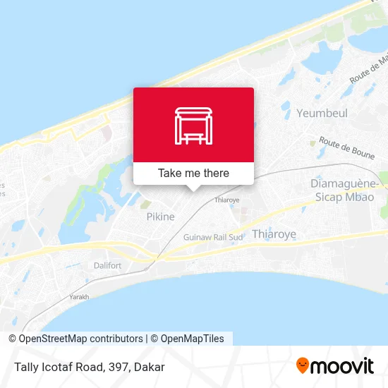 Tally Icotaf Road, 397 map