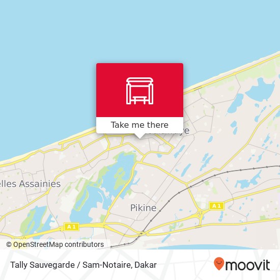 Tally Sauvegarde / Sam-Notaire map