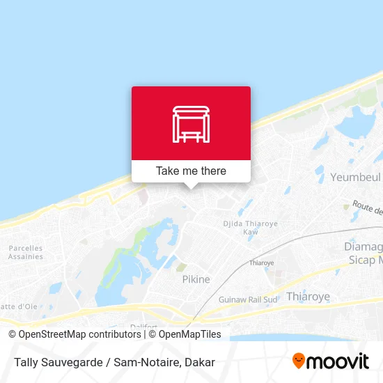 Tally Sauvegarde / Sam-Notaire map