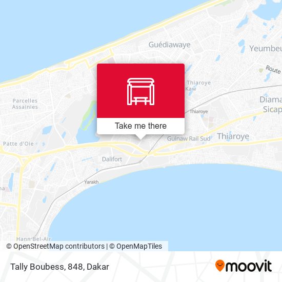 Tally Boubess, 848 map