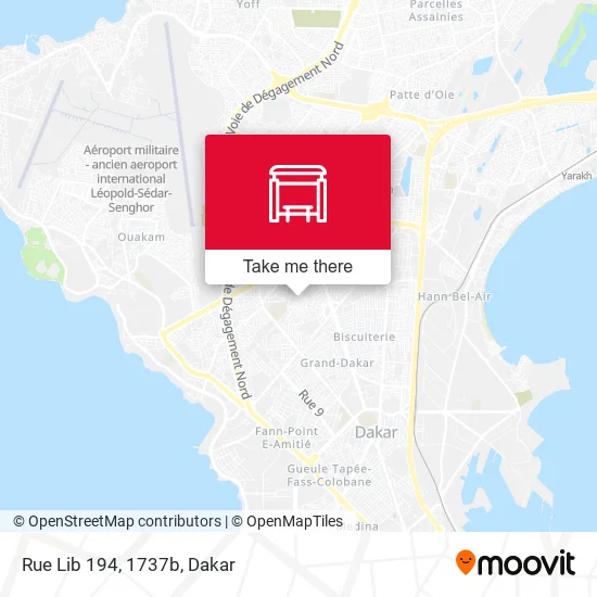 Rue Lib 194, 1737b map