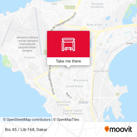 Bis 45 / Lib-168 map