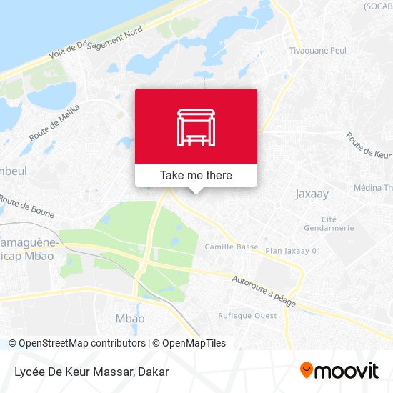 Lycée De Keur Massar map