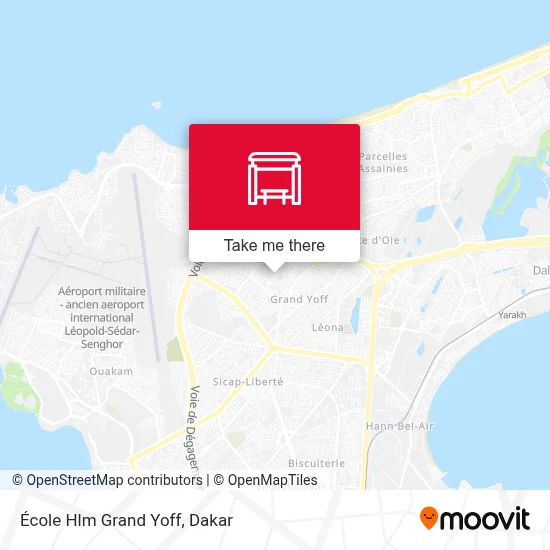 École Hlm Grand Yoff map