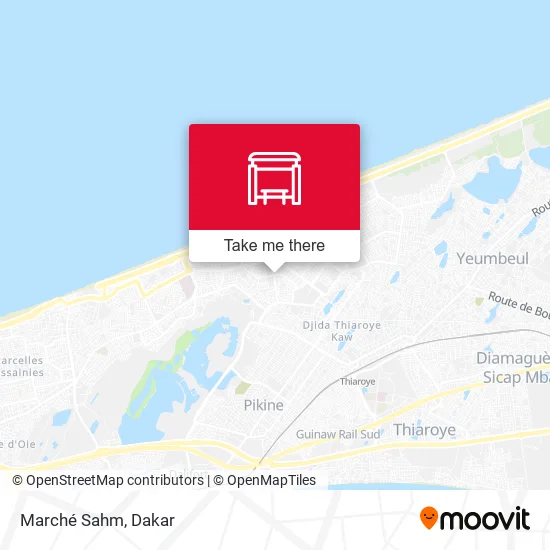 Marché Sahm map