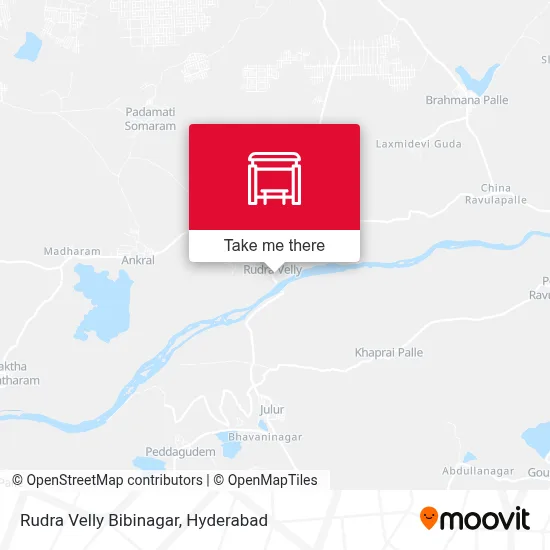 Rudra Velly Bibinagar map