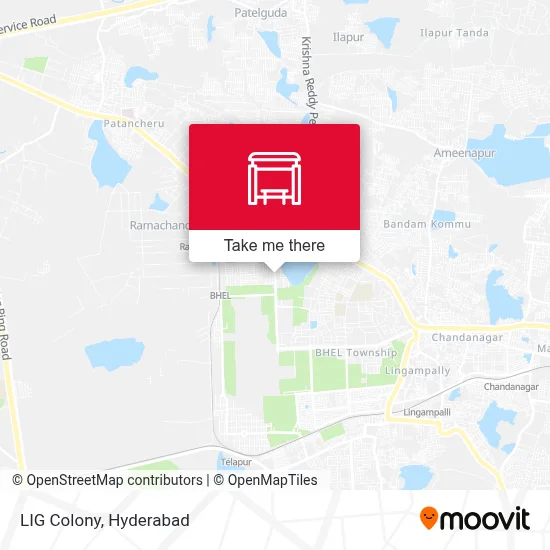 Lig Colony map