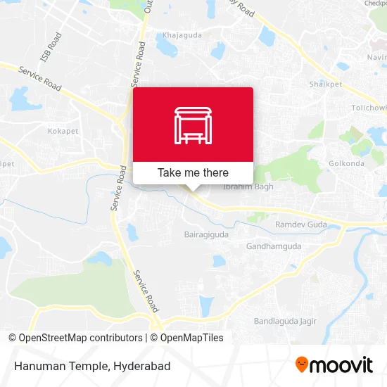 Hanuman Temple map