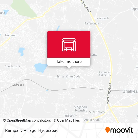 Rampally Village map