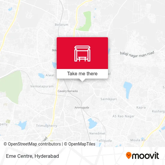 Eme Centre map