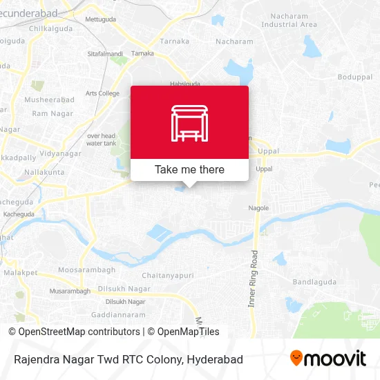 Rajendra Nagar Twd RTC Colony map